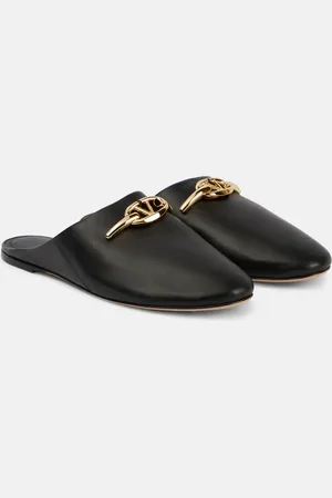VALENTINO GARAVANI VLogo leather clogs