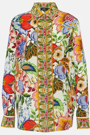 Etro Printed silk shirt
