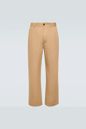 Marni Cotton gabardine straight pants