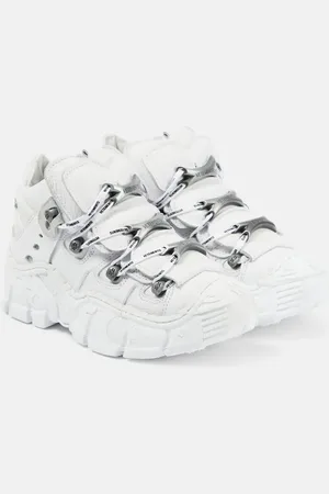 Vetements X New Rock leather platform sneakers