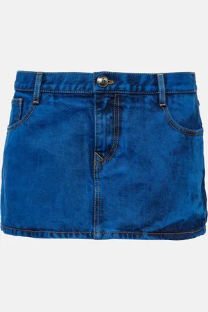 Vivienne Westwood Low-rise denim miniskirt