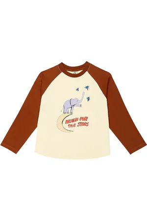 Jelly Mallow Elephant cotton jersey T-shirt