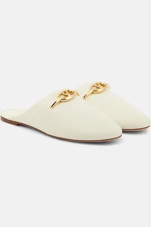 VALENTINO GARAVANI VLogo Gate leather mules