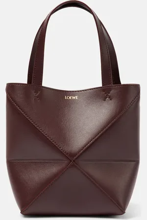 Loewe Puzzle Fold Mini leather tote bag