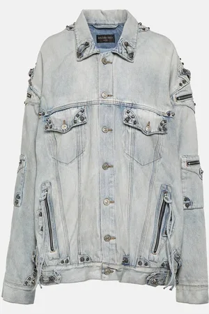 Balenciaga Cagole oversized denim jacket