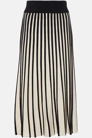 Joseph Stripes midi skirt