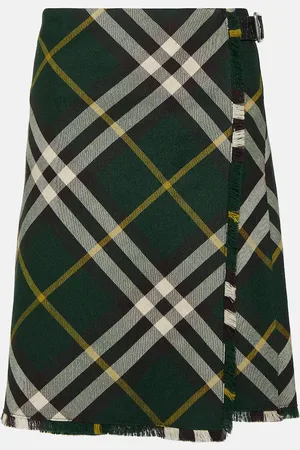 Burberry Check wool kilt