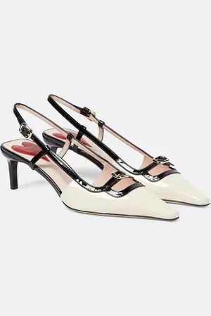 Roger Vivier Vivâ Canard patent leather slingback pumps