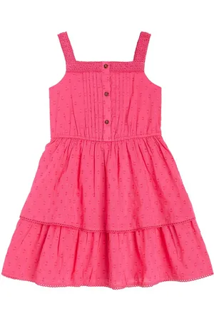 Scotch&Soda Lace-trimmed embroidered cotton dress