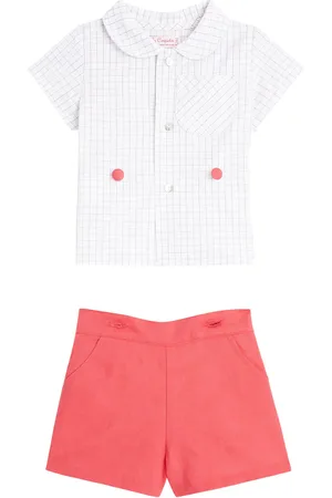 La Coqueta Baby Victor shirt and shorts set