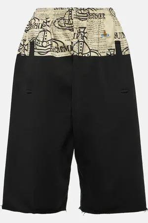 Vivienne Westwood Kung Fu printed cotton shorts