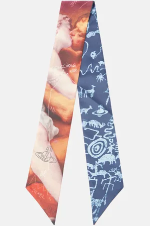 Vivienne Westwood Printed silk twill scarf