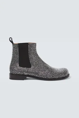 Loewe Campo embellished leather Chelsea boots