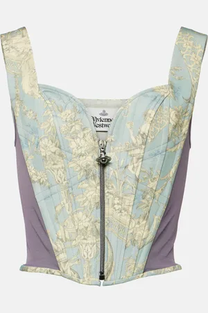 Vivienne Westwood Classic paneled toile de Jouy corset