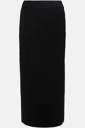 The Frankie Shop Solange knitted pencil skirt