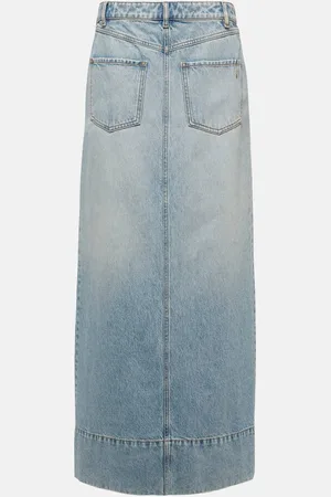 Sportmax Piave denim maxi skirt