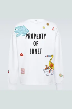 BODE Property of Janet cotton jersey sweatshirt