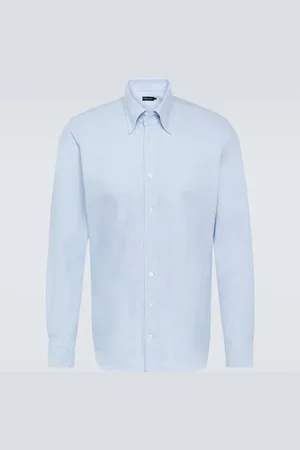 Thom Sweeney Cotton Oxford shirt