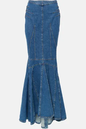 Etro Denim maxi skirt