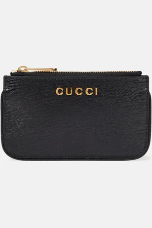 Gucci Logo leather card case