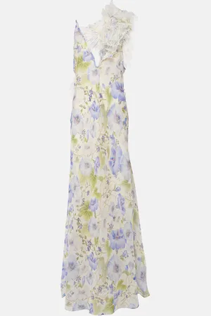 ZIMMERMANN Natura linen and silk organza slip dress