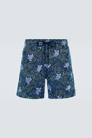 Vilebrequin Splash embroidered swim trunks
