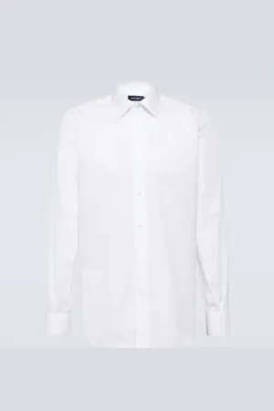 Thom Sweeney Lecce cotton poplin shirt
