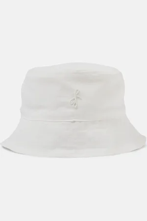 Ruslan Baginskiy Monogram linen bucket hat