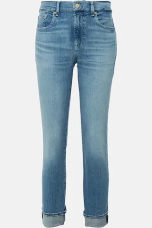 7 for all Mankind Low-rise slim jeans