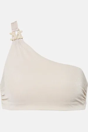 Max Mara One-shoulder LurexÂ® bikini top