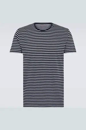 DEREK ROSE Ryder striped cotton jersey T-shirt