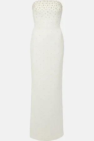 Rebecca Vallance Bridal Theresa faux pearl-embellished gown