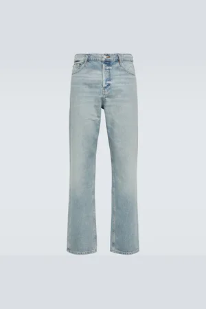 Frame Mid-rise straight jeans