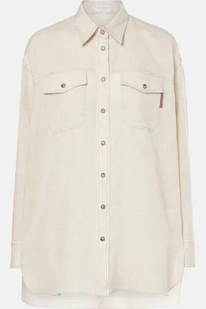 Brunello Cucinelli Oversized linen shirt