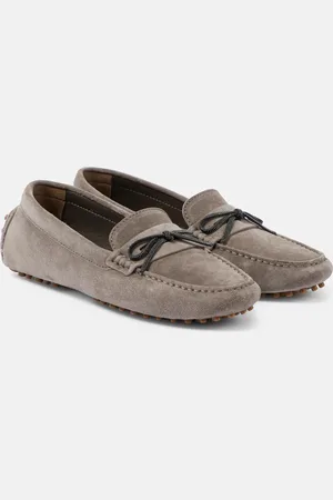 Brunello Cucinelli Monili suede driving shoes