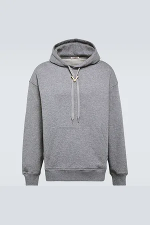 VALENTINO VGold cotton jersey hoodie