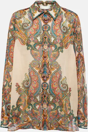 ZIMMERMANN Ottie Oversized paisley shirt