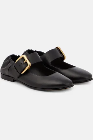 Bottega Veneta Astaire leather Mary Jane flats