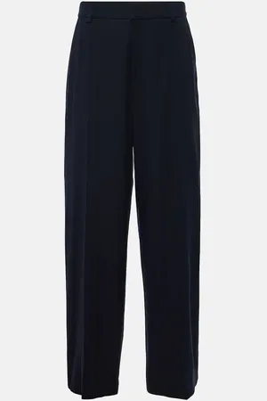 Vince Linen-blend wide-leg pants