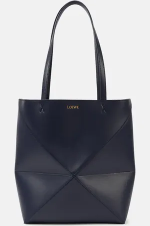 Loewe Puzzle Fold leather tote bag