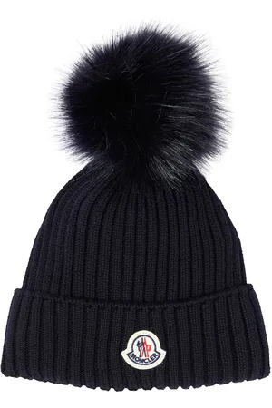 Moncler Logo virgin wool beanie