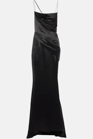 Givenchy Gathered silk satin gown