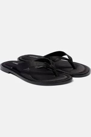 A.Emery Morgan satin thong sandals