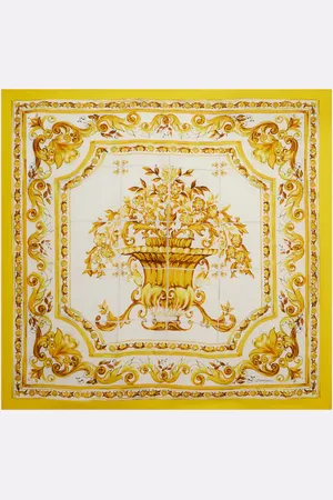 Dolce & Gabbana Majolica silk scarf