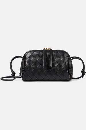 Bottega Veneta Concert Mini Intrecciato leather pouch