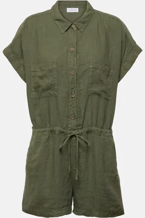 Velvet Clare linen romper