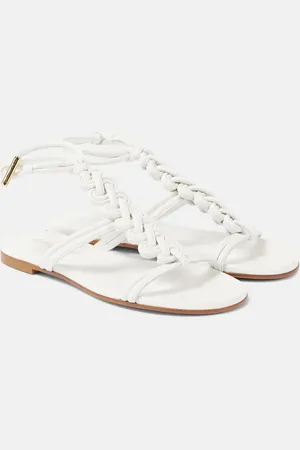 Gianvito Rossi Capua braided leather gladiator sandals