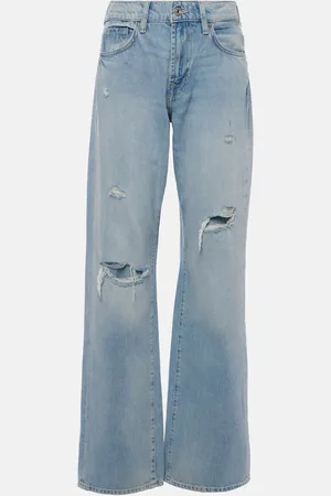 7 for all Mankind Tess high-rise straight-leg jeans