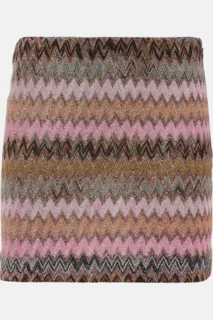 Missoni Zigzag lamÃ© miniskirt