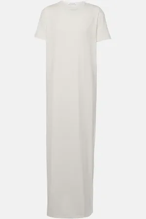 The Frankie Shop Maya cotton-blend jersey maxi dress